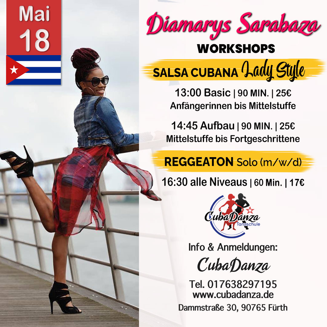 Salsa Cubana Lady Style & Reggeaton Workshops