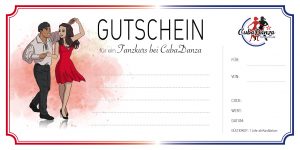 Salsa Tanzkuse Gutschein