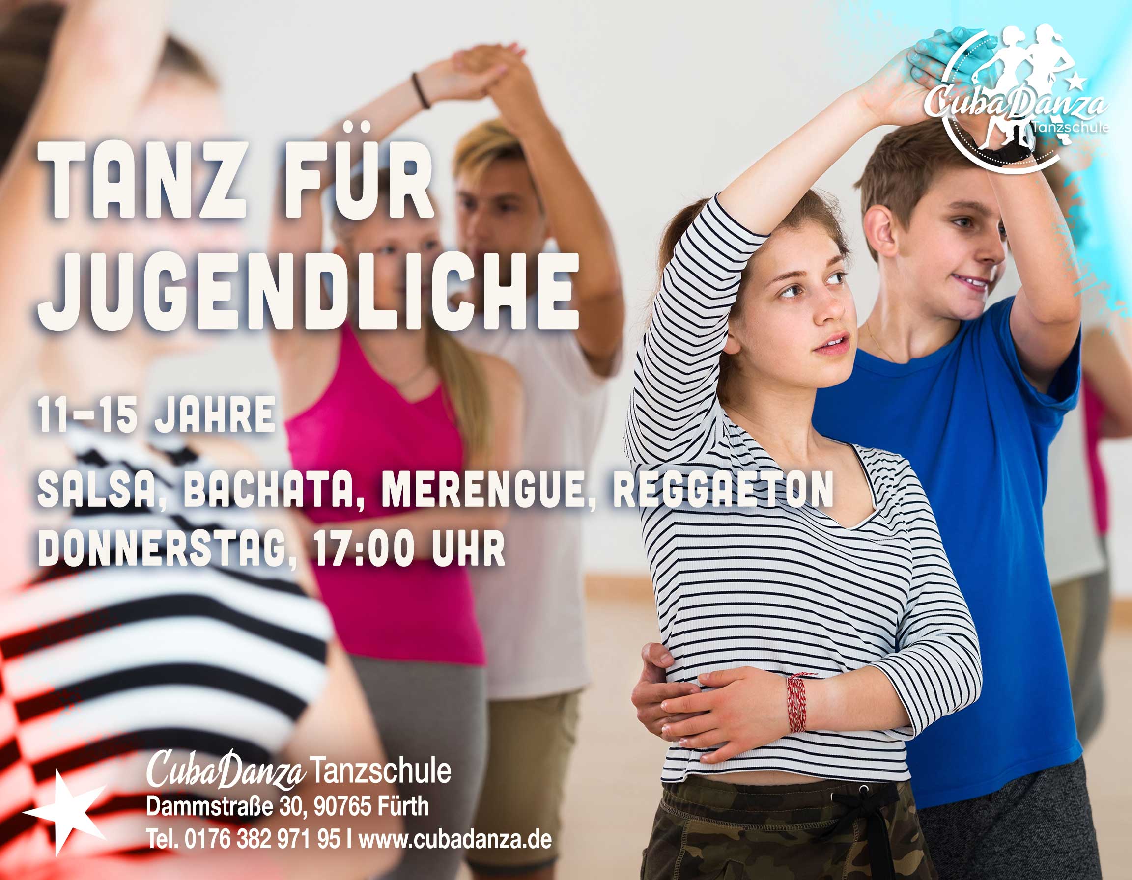 Tanz für Jugendliche Salsa Bachata Reggeaton