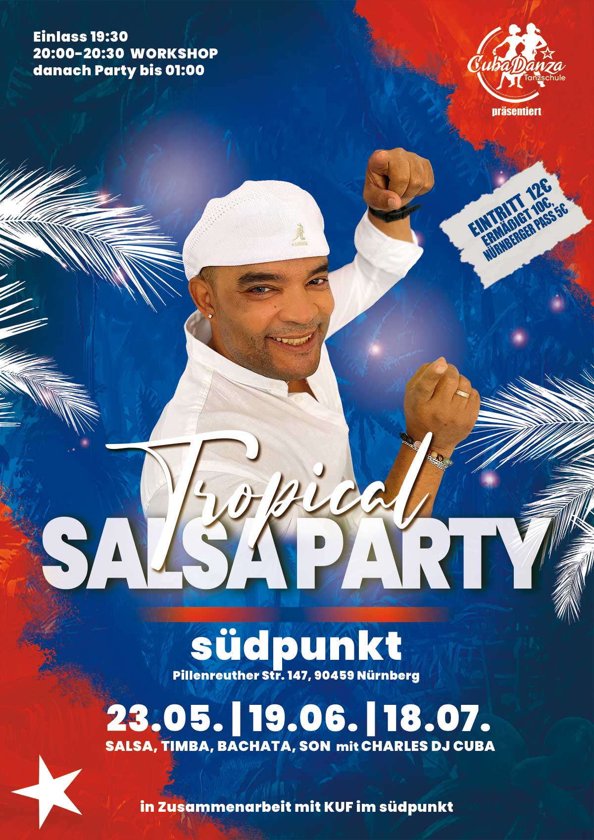 Salsa Tropical 23.05., 19.06., 18.07.2026
